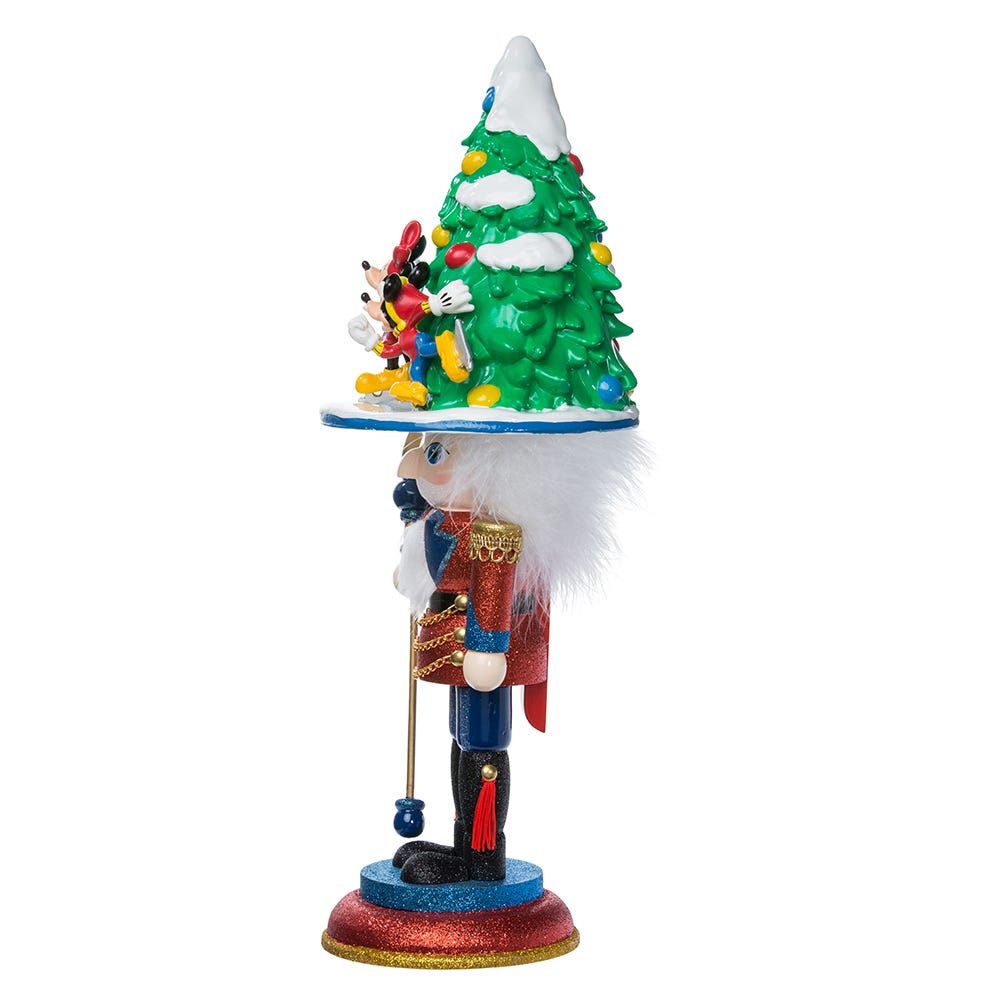 Kurt Adler 16.25-Inch Hollywood Mickey and Minnie Ice Skating Nutcracker